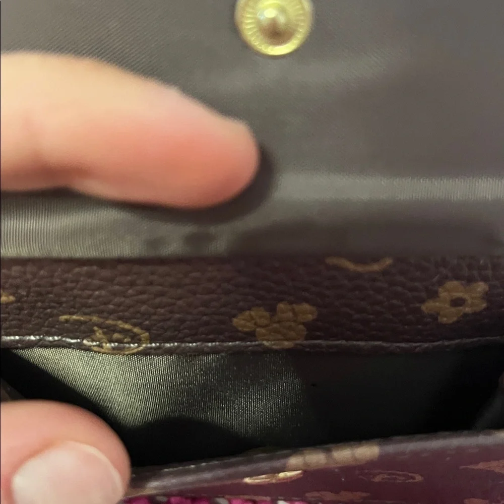 Disney Minnie Mouse brown small zip around waller letter A Primark